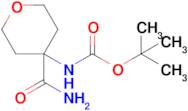 tert-Butyl (4-carbamoyltetrahydro-2H-pyran-4-yl)carbamate