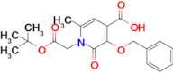 3-(Benzyloxy)-1-(2-(tert-butoxy)-2-oxoethyl)-6-methyl-2-oxo-1,2-dihydropyridine-4-carboxylic acid