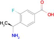 (S)-4-(1-Aminoethyl)-3-fluorobenzoic acid