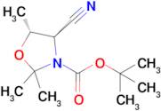 (4R,5R)-tert-Butyl 4-cyano-2,2,5-trimethyloxazolidine-3-carboxylate