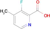 3-Fluoro-4-methylpicolinic acid