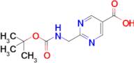 2-(((tert-Butoxycarbonyl)amino)methyl)pyrimidine-5-carboxylic acid