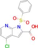 4-Chloro-1-(phenylsulfonyl)-1H-pyrrolo[2,3-b]pyridine-2-carboxylic acid