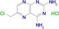 6-(Chloromethyl)pteridine-2,4-diamine hydrochloride