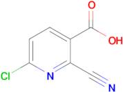 6-Chloro-2-cyanonicotinic acid