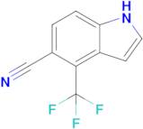 4-(Trifluoromethyl)-1H-indole-5-carbonitrile