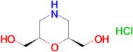 (2S,6R)-Morpholine-2,6-diyldimethanol hydrochloride