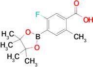 5-Fluoro-2-methyl-4-(4,4,5,5-tetramethyl-1,3,2-dioxaborolan-2-yl)benzoic acid