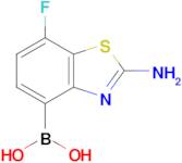 (2-Amino-7-fluorobenzo[d]thiazol-4-yl)boronic acid