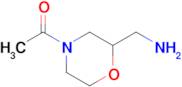 1-(2-(Aminomethyl)morpholino)ethanone