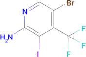 5-Bromo-3-iodo-4-(trifluoromethyl)pyridin-2-amine