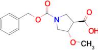 (3R,4S)-1-((Benzyloxy)carbonyl)-4-methoxypyrrolidine-3-carboxylic acid