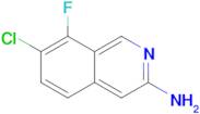 7-Chloro-8-fluoroisoquinolin-3-amine