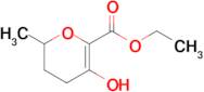 ethyl 5-hydroxy-2-methyl-3,4-dihydro-2H-pyran-6-carboxylate