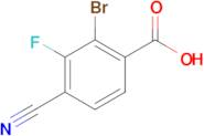2-Bromo-4-cyano-3-fluorobenzoic acid