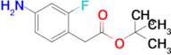 tert-Butyl 2-(4-amino-2-fluorophenyl)acetate