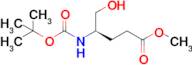 (R)-Methyl 4-((tert-butoxycarbonyl)amino)-5-hydroxypentanoate