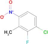 1-Chloro-2-fluoro-3-methyl-4-nitrobenzene