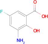 3-Amino-5-fluoro-2-hydroxybenzoic acid