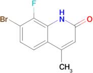 7-Bromo-8-fluoro-4-methylquinolin-2(1H)-one