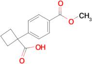 1-(4-(Methoxycarbonyl)phenyl)cyclobutanecarboxylic acid