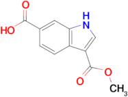 3-(Methoxycarbonyl)-1H-indole-6-carboxylic acid