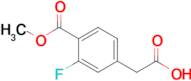 2-(3-Fluoro-4-(methoxycarbonyl)phenyl)acetic acid