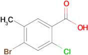 4-Bromo-2-chloro-5-methylbenzoic acid