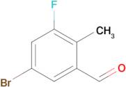 5-Bromo-3-fluoro-2-methylbenzaldehyde