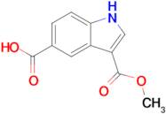 3-(Methoxycarbonyl)-1H-indole-5-carboxylic acid