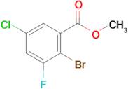 Methyl 2-bromo-5-chloro-3-fluorobenzoate