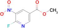 Methyl 6-fluoro-5-nitronicotinate