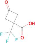 3-Oxo-1-(trifluoromethyl)cyclobutanecarboxylic acid