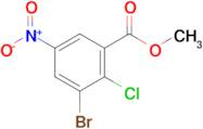 Methyl 3-bromo-2-chloro-5-nitrobenzoate