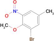 1-Bromo-2-methoxy-5-methyl-3-nitrobenzene