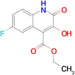 Ethyl 6-fluoro-3-hydroxy-2-oxo-1,2-dihydroquinoline-4-carboxylate