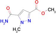 Methyl 5-carbamoyl-1-methyl-1H-pyrazole-3-carboxylate