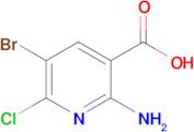 2-Amino-5-bromo-6-chloronicotinic acid