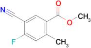 Methyl 5-cyano-4-fluoro-2-methylbenzoate