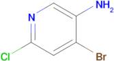 4-Bromo-6-chloropyridin-3-amine