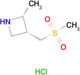 (2R,3R)-2-Methyl-3-((methylsulfonyl)methyl)azetidine hydrochloride