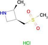 (2S,3S)-2-Methyl-3-((methylsulfonyl)methyl)azetidine hydrochloride