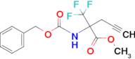 Methyl 2-(((benzyloxy)carbonyl)amino)-2-(trifluoromethyl)pent-4-ynoate