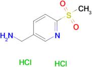 (6-(Methylsulfonyl)pyridin-3-yl)methanamine dihydrochloride