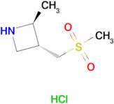 (2S,3R)-2-Methyl-3-((methylsulfonyl)methyl)azetidine hydrochloride