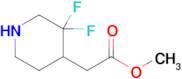 Methyl 2-(3,3-difluoropiperidin-4-yl)acetate