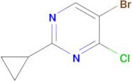 5-Bromo-4-chloro-2-cyclopropylpyrimidine