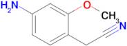 2-(4-Amino-2-methoxyphenyl)acetonitrile