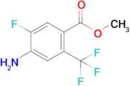 Methyl 4-amino-5-fluoro-2-(trifluoromethyl)benzoate