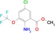 Methyl 2-amino-5-chloro-3-(trifluoromethoxy)benzoate